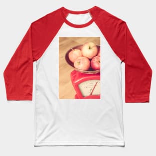 Vintage Apples in Scales Baseball T-Shirt